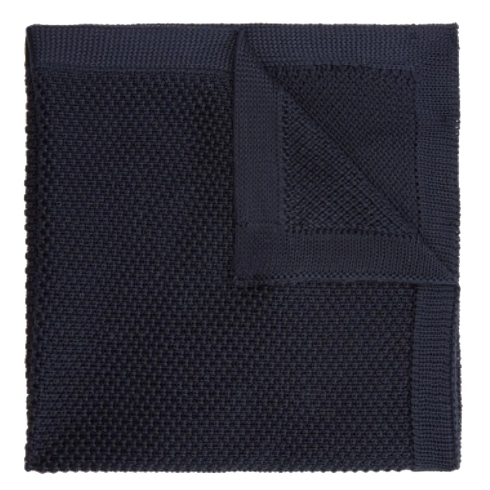 Мужской черный трикотажный носовой платок современного дизайна 100%