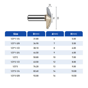Arden tùy chỉnh <span class=keywords><strong>CNC</strong></span> <span class=keywords><strong>Router</strong></span> <span class=keywords><strong>bit</strong></span> 2mm & 6mm gỗ Plunge ogee <span class=keywords><strong>bit</strong></span> cho tupia OEM hỗ trợ - Product Image 6