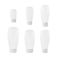 Bouteille souple PE à bouchon flip-top de 30ml, 60ml, 100ml, 120ml, 150ml, 200ml, 350ml pour cosmétiques, nettoyant visage, gel douche, lotion
