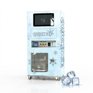 480kg large capacity fully automatic packaging ice vending machine, ice production card swiping QR code paper currency coin <b>bag</b> - Product Image 1