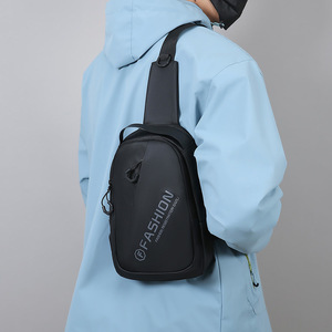 Fashion Men's Chest Bag Large Capacity Outdoor Sports Crossbody Multi Layer Commuter Travel Shoulder Bag - Product Image 3