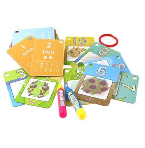 Cartes de coloriage à l'eau magiques, apprentissage des nombres, des formes et des couleurs, cartes de peinture à l'eau pour enfants, jouet - Product Image 3