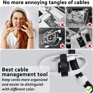 Hot Selling Colorful Double-Sided Eco-Friendly Self-Adhesive <strong>Hook</strong> <strong>Loop</strong> Fastener Strap Back-to-Back Double <strong>Hook</strong> <strong>and</strong> <strong>Loop</strong> Tie - Product Image 5