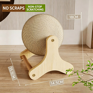 <span class=keywords><strong>Rascador</strong></span> para <span class=keywords><strong>Gatos</strong></span> Profesional <span class=keywords><strong>de</strong></span> Fibra <span class=keywords><strong>de</strong></span> Vidrio, Estilo Molino <span class=keywords><strong>de</strong></span> Viento, Duradero, para Afilar las Garras, Juguete Interactivo para Mascotas - Product Image 4