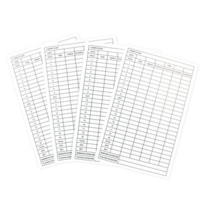 Papier de <span class=keywords><strong>carte</strong></span> de score de pratique de <span class=keywords><strong>golf</strong></span> en plein air durable avec plaque de cuivre Accessoires et fournitures de parcours de <span class=keywords><strong>golf</strong></span> - Product Image 4