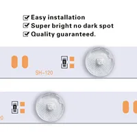 Lampe linéaire LED 2838 à éclairage latéral DC12V, 12 LED/m, pour panneau d'affichage double face, menu, vitrine de magasin