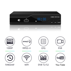 STB DVB Combo T2 S2 vệ tinh TV Receiver hỗ trợ TV Antenna DSTV HDTV Wifi Dongle PVR EPG DVB T2 Set Top Box - Product Image 1