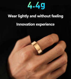 Anillo Inteligente de Salud al por Mayor, de Acero Inoxidable, Resistente al Agua, con Control por Gestos, Monitoreo de Oxígeno en Sangre, Sueño y Pasos, para Deportes y Actividad Física - Product Image 6