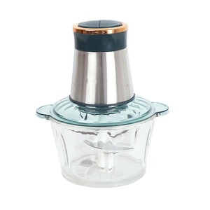 <span class=keywords><strong>Hachoir</strong></span> à viande électrique portable Home Kitchen Glass <span class=keywords><strong>Silver</strong></span> <span class=keywords><strong>Crest</strong></span> Mini Food Colors 2L pour restaurant, moulin à viande 5L - Product Image 1