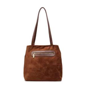 Bolso Bandolera Estilo Old Money con Cinta Estampada y Borlas, de Gran Capacidad, de Poliéster, para Dama - Product Image 4