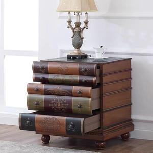 American Country Style Three Drawer <b>Chest</b> 64x51x69cm <b>Storage</b> Cabinet Living Room Bedroom Entryway Furniture - Product Image 4