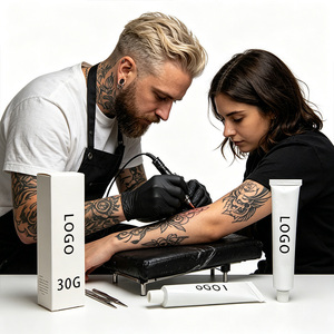 Bálsamo para Tatuajes de Alta Pureza, Tamaño Compacto, Logotipo Personalizado, Previene la Formación de Crostas, para Tatuajes de Cejas y Labios en Estudio - Product Image 2
