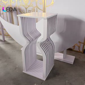 LEDA Nouvelle Arrivée Design Innovant Socle d'Exposition en Acrylique Table à Gâteau Socle Carré Table à Gâteau de Mariage - Product Image 2