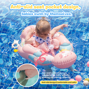 3-72 tháng bền bé bơi Vòng Hồ bơi nổi với bảo vệ UV và bóng râm cho trẻ mới biết đi - Product Image 4