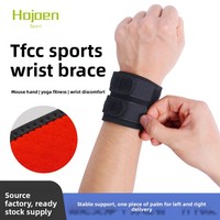 Attelle de poignet fine réglable en néoprène pour l'entraînement au badminton, bande de compression unisexe avec protection