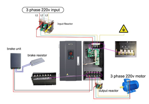 Đơn và 3 Pha 220V <span class=keywords><strong>75hp</strong></span> 55Kw variador de frecuencia 50 đến 60 Hz chuyển đổi tần số cho động cơ và máy nén - Product Image 4