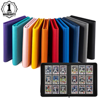 Classeur de cartes TCG en gros d'usine, 9 pochettes, fermeture éclair, classeur de cartes à collectionner 360 pour album de cartes Pokémon, classeur de collection