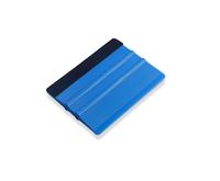 Fenêtre outil doux noir raclette 4 pouces pour voiture grattoir Vinyle avec feutre noir bord