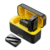 Microphone sans fil portable 2,4 GHz à clipser pour téléphone, idéal pour créateurs, interviews et podcasts en direct