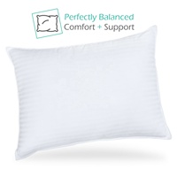 Oreillers de lit 50x70 Cm, hôtel de luxe ferme, taie d'oreiller en coton blanc, remplissage alternatif, oreiller d'hôtel pour dormir
