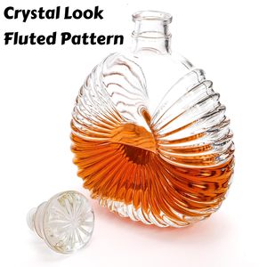 Decantador de Whisky de Cristal con Tapón Hermético de 25 Oz, Botella de Licor de Cristal sin Plomo para Whisky, Vino, Vodka, Brandy, Tequila, <span class=keywords><strong>Bourbon</strong></span> - Product Image 3