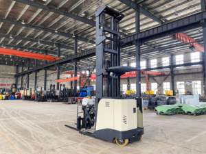 Carretilla elevadora de plataforma de camión de doble tijera de 2000 Kg y <span class=keywords><strong>2</strong></span> toneladas con carretilla elevadora de alcance eléctrica USA Curtis 7m - Product Image 2