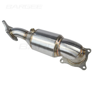 Bargee 3.5 "tuyau de descente d'échappement <span class=keywords><strong>Megna</strong></span> Flow tuyau de descente d'échappement pour Honda Civic 2016-UP Type R 2.0T tuyau de descente avec catalyseur - Product Image 3