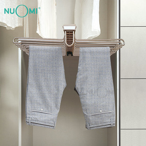 NUOMI VIOLET Organisateur de pantalons coulissant à double rangée, à fixation supérieure, pour armoire - Product Image 3