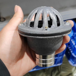 Filtre d'aspiration d'eau Valve inférieure Cage <span class=keywords><strong>Clapet</strong></span> anti-retour en fonte épaissie Pompe à eau Filtre <span class=keywords><strong>Robinet</strong></span> Pommeau <span class=keywords><strong>de</strong></span> douche - Product Image 4