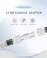 Connecteur médical stérile en plastique, connecteur de seringue Luer, adaptateur Luer Lock, connecteur à filetage Luer