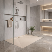 Bacs de douche en pierre naturelle, bacs de douche en marbre, et murs en marbre pour salle de bain