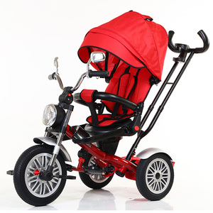 Cheap Children Push <strong>Handle</strong> <strong>with</strong> <strong>Parental</strong> Control Kiddo Baby Kids 4 in 1 Tricycle Bike Ride on <strong>Trike</strong> - Product Image 5