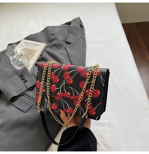 Bolso de Mano Impermeable de Piel Sintética con Cierre de Cremallera y Patrón Geométrico para Mujer, con Cadenas y Correa Única, Forro de Poliéster, Moda Otoño - Product Image 6