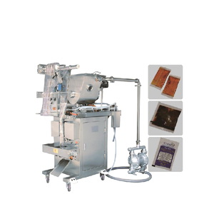 Machine d'emballage automatique de sachets en plastique de qualité alimentaire SJIII-SW100 haute précision, 30-50 sachets/min, pour le ketchup et les sauces - Product Image 1