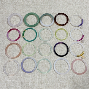 หญ้าสีเขียวอ่อนวัสดุอาเกตเครื่องประดับกำไลข้อมือสำหรับผู้หญิง - Product Image 2