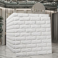 Papel Tapiz Moderno con Patrón Geométrico de Espuma de PVC Impermeable Autoadhesivo y Molde de Ladrillo Personalizado para Techo para Decoración del Hogar DIY en Dormitorio