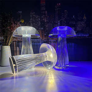 <span class=keywords><strong>Lampe</strong></span> de table sans fil Led Jellyfish Lampes décoratives d'art domestique à piles pour la décoration d'hôtel de salle à manger de chambre à coucher - Product Image 3