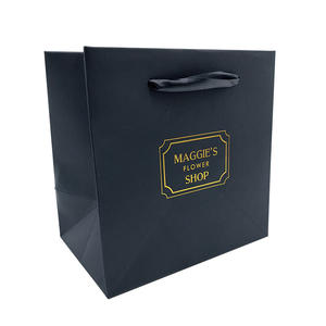 कस्टम लोगो मुद्रित लक्जरी यूरो टोटे पेपर उपहार बैग, बुटीक पैकेजिंग खरीदारी बैग, लोगो के साथ कागज बैग - Product Image 2