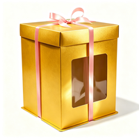 Emballage en papier de qualité alimentaire, boîte cadeau en carton pliable, logo personnalisé, impression UV, boîte à gâteau, boîte à dessert, écologique, recyclable