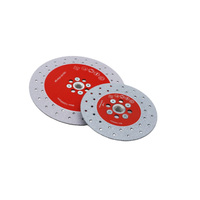 Disque de découpe et de meulage diamanté brasé double face, filetage M10 M14, 4/4,5 pouces, pour carreaux, marbre et céramiques, directement de l'usine