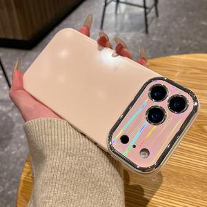 <span class=keywords><strong>Cover</strong></span> con Motivo a Colori Solidi e Placcatura Laser per <span class=keywords><strong>iPhone</strong></span> 10 <span class=keywords><strong>12</strong></span> 13 14 15 16 217 <span class=keywords><strong>Pro</strong></span> <span class=keywords><strong>Max</strong></span> - Product Image 2