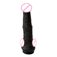 Dildo en PVC en forme de pénis de cheval, épais, pour usage anal, jouet sexuel pour masturbation féminine, vente en gros