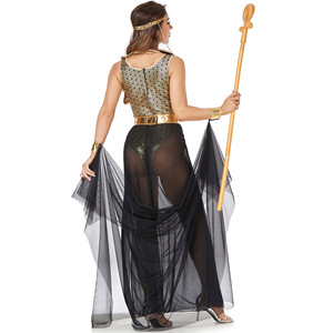 BAIGE Medieval reina Cleopatra disfraces mujeres antiguo faraón egipcio Cosplay ropa Halloween Egipto princesa vestido <span class=keywords><strong>de</strong></span> lujo - Product Image 2