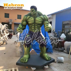 Figuras de Acción Realistas de Tamaño Natural, Escultura de Fibra de Vidrio del Hombre Musculoso <span class=keywords><strong>Hulk</strong></span>, Estatua del <span class=keywords><strong>Hulk</strong></span> de Película de Superhéroes, Figuras de Acción - Product Image 5