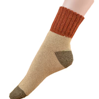 Chaussettes en laine et cachemire pour femmes en fourrure de lapin Chaussettes d'hiver épaisses Chaussettes de sport décontractées, chaudes et solides