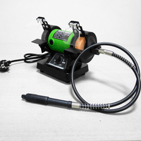 Meuleuse de banc électrique MINIQ, polisseuse 150W, disque de 75 mm, vitesse variable, grain 120/320, modèle à arbre flexible BG-3175