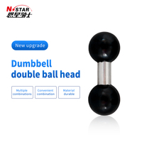 Support de tablette rotatif à 360 degrés en alliage d'aluminium N-STAR 230U, compatible universellement, adapté pour la fixation d'un dôme de caméra, extension de support 25 mm