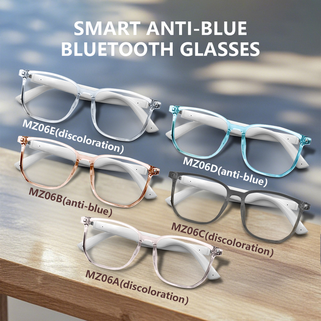 MZ06 for Smart Glasses Sunglasses UV400 Protection Listen Songs Talk Touch Control 120mAh Battery 15-Minute Fast Charge