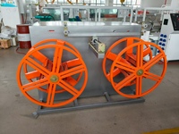 Fosita jardin tressé tuyau tuyau extrudé faisant la Machine PVC Flexible agricole fibre renforcée LDPE/PP/HDPE/PE moteur PLC