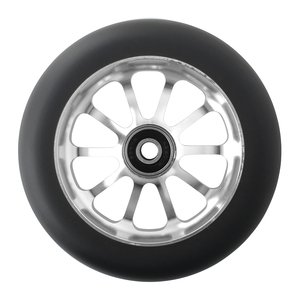 Échantillon Gratuit Roues de <span class=keywords><strong>Trottinette</strong></span> Pro 110mm Noyau en Alliage Léger Haute Résilience 88A PU Roulement ABEC-9 Fabrication Personnalisée Usine Plusieurs Couleurs - Product Image 5